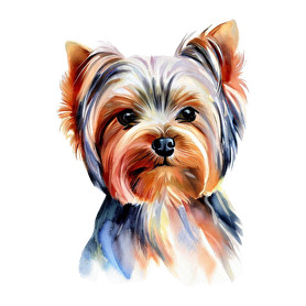 Yorkshire terrier kutya-Oversized póló