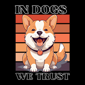 In Dogs We Trust-Oversized póló