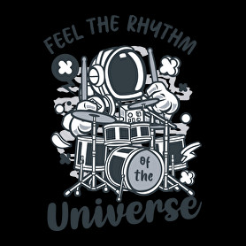 Feel the rhythm - Dobolós-Oversized póló