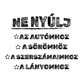 Ne nyúlj-Oversized póló