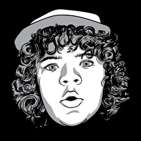 Stranger Things Dustin-Oversized póló