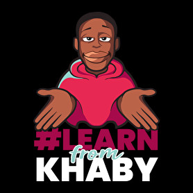 Learn from Khaby-Oversized póló