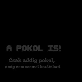 a pokol is!-Oversized póló