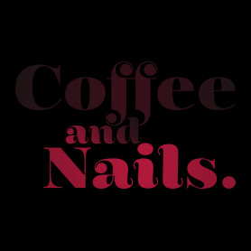 Coffee and nails.-Oversized póló