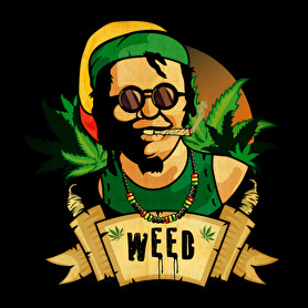 Weed-Oversized póló