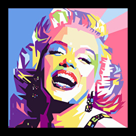 PopArt - Marilyn Monroe-Oversized kapucnis pulóver