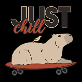 Just chill - Capybara-Oversized kapucnis pulóver