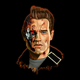 Terminator - Arnold-Oversized kapucnis pulóver