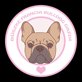 Büszke gazdi: Francia bulldog-Oversized kapucnis pulóver