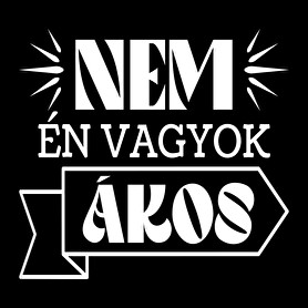 Nem én vagyok - Névvel (fehér)-Oversized kapucnis pulóver