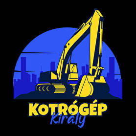 Kotrógép király-Oversized kapucnis pulóver