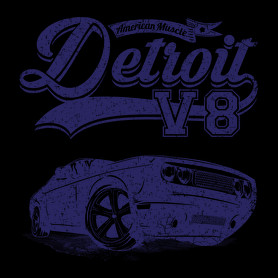 Detroit V8-Oversized kapucnis pulóver