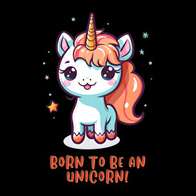 Born to be an unicorn-Oversized kapucnis pulóver