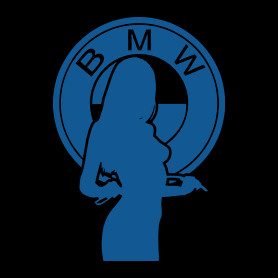 BMW LOGO GIRL-Oversized kapucnis pulóver