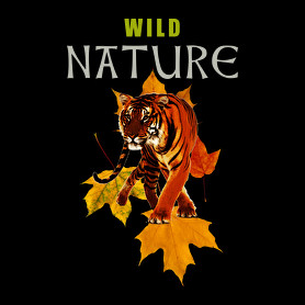 WILD NATURE TIGER-Oversized kapucnis pulóver