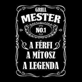 Grill mester-Oversized kapucnis pulóver