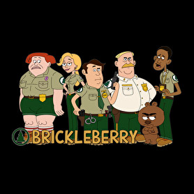 Brickleberry-Oversized kapucnis pulóver