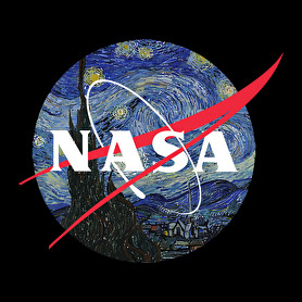 NASA (Van Gogh)-Oversized kapucnis pulóver