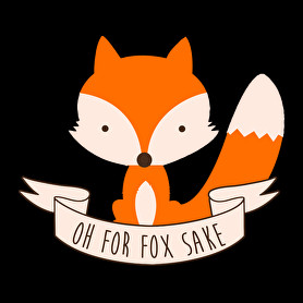 Oh for fox sakee-Oversized kapucnis pulóver