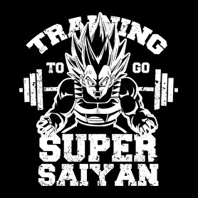 Training to super saiyan-Oversized kapucnis pulóver