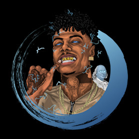 Blueface-Oversized kapucnis pulóver