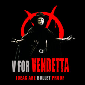  V for Vendetta 2-Oversized kapucnis pulóver