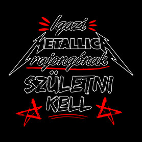 Metallica rajongók-Oversized kapucnis pulóver