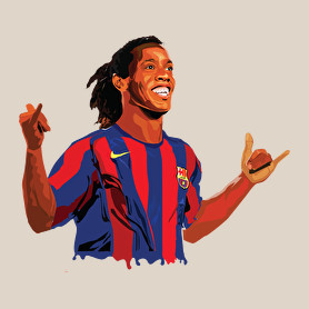 Ronaldinho-Oversized kapucnis pulóver