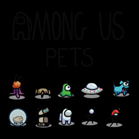 Among us pets-Oversized kapucnis pulóver