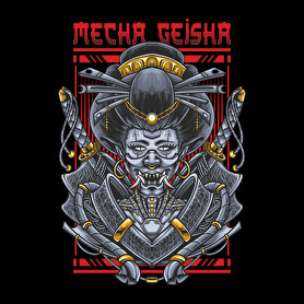 Mecha Geisha-Oversized kapucnis pulóver