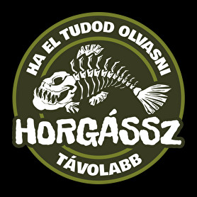 Horgássz Távolabb-Oversized kapucnis pulóver