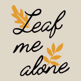 Leaf me alone-Oversized kapucnis pulóver