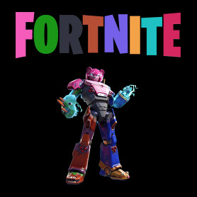 Fortnite Mecha Team Leader-Oversized kapucnis pulóver