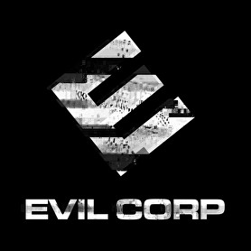 Evil Corp Glitch-Oversized kapucnis pulóver