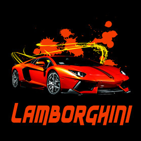 orange Lamborghini-Oversized kapucnis pulóver