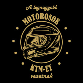 A legnagyobb motorosok - KTM-et-Oversized kapucnis pulóver