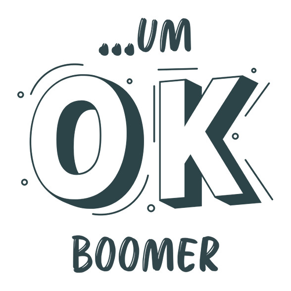 ...um OK boomer-Férfi póló