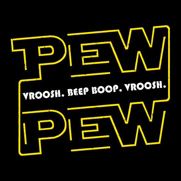 Pew Pew beep boop-Férfi póló