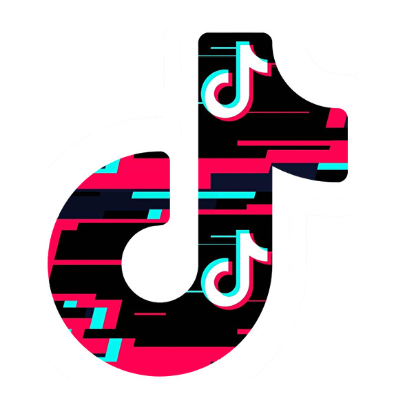 Tik Tok logo-Férfi póló