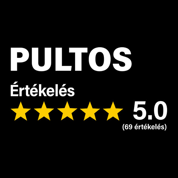 Pultos Értékelés ***** 5.0 (69 értékelés)-Férfi póló