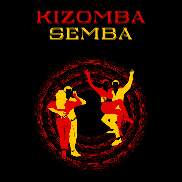 Kizomba Semba táncos S0201-ForBlackOnly-Férfi póló