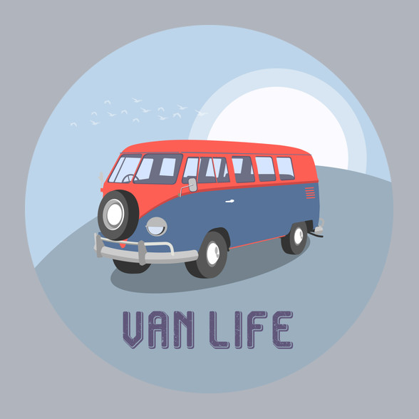 Van life 5-Férfi póló