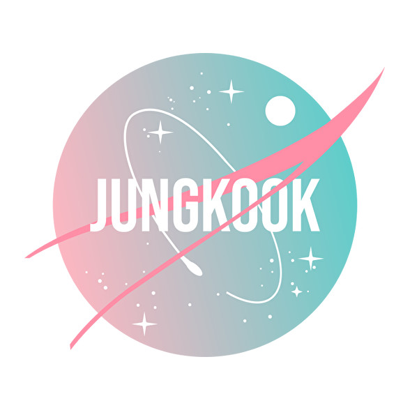 BTS NASA: JUNGKOOK-Férfi póló