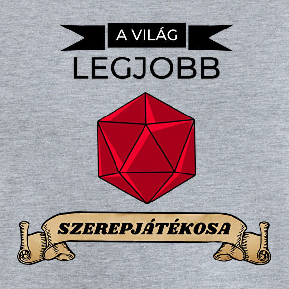 A Világ Legjobb Szerepjátékosa (Fekete)-Férfi póló