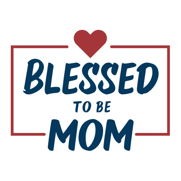 Blessed mom-Férfi póló