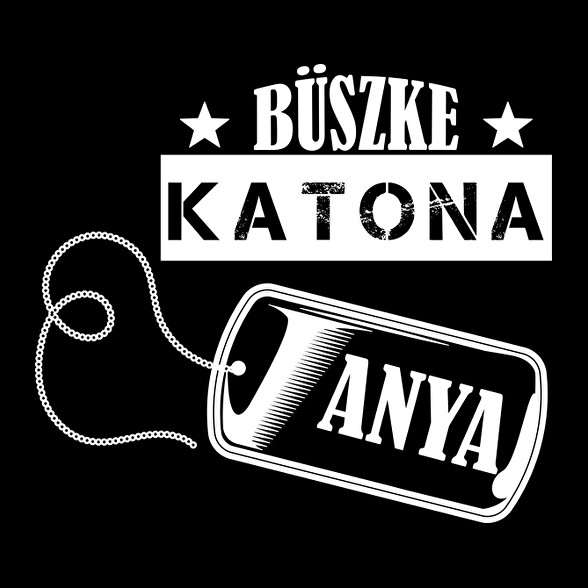 Büszke katona anya-Férfi póló