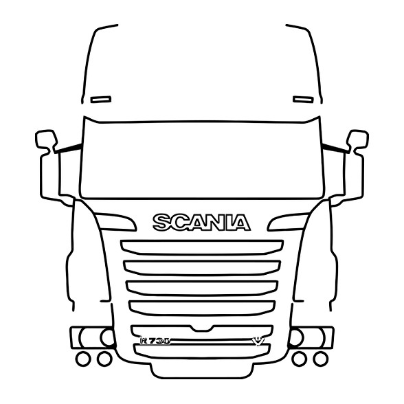 Scania-Férfi póló