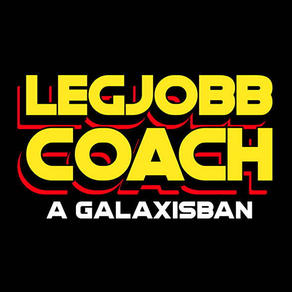 LEGJOBB COACH A GALAXISBAN-Férfi póló