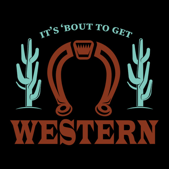 Get western-Férfi póló