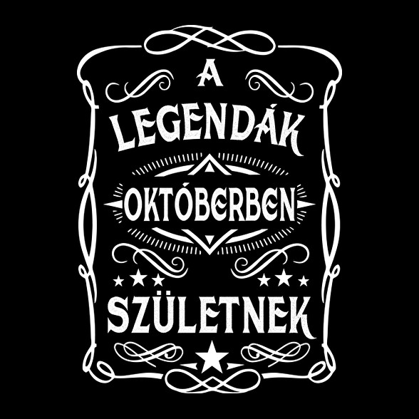 A legendák októberben születtek-Férfi póló